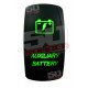 Illuminated On/Off Rocker Switch Auxiliary Battery