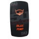 Illuminated On/Off Rocker Switch Bilge Pump