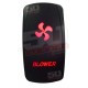 Illuminated On/Off Rocker Switch Blower