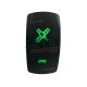 Illuminated On/Off Rocker Switch GPS