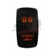 Illuminated On/Off Rocker Switch Reverse Lights