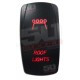 Illuminated On/Off Rocker Switch Roof Lights
