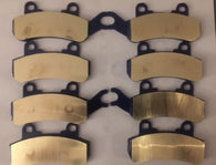 2016-CURRENT CAN AM MAVERICK X3 HEAVY DUTY BRASS BRAKE PADS FULL SET